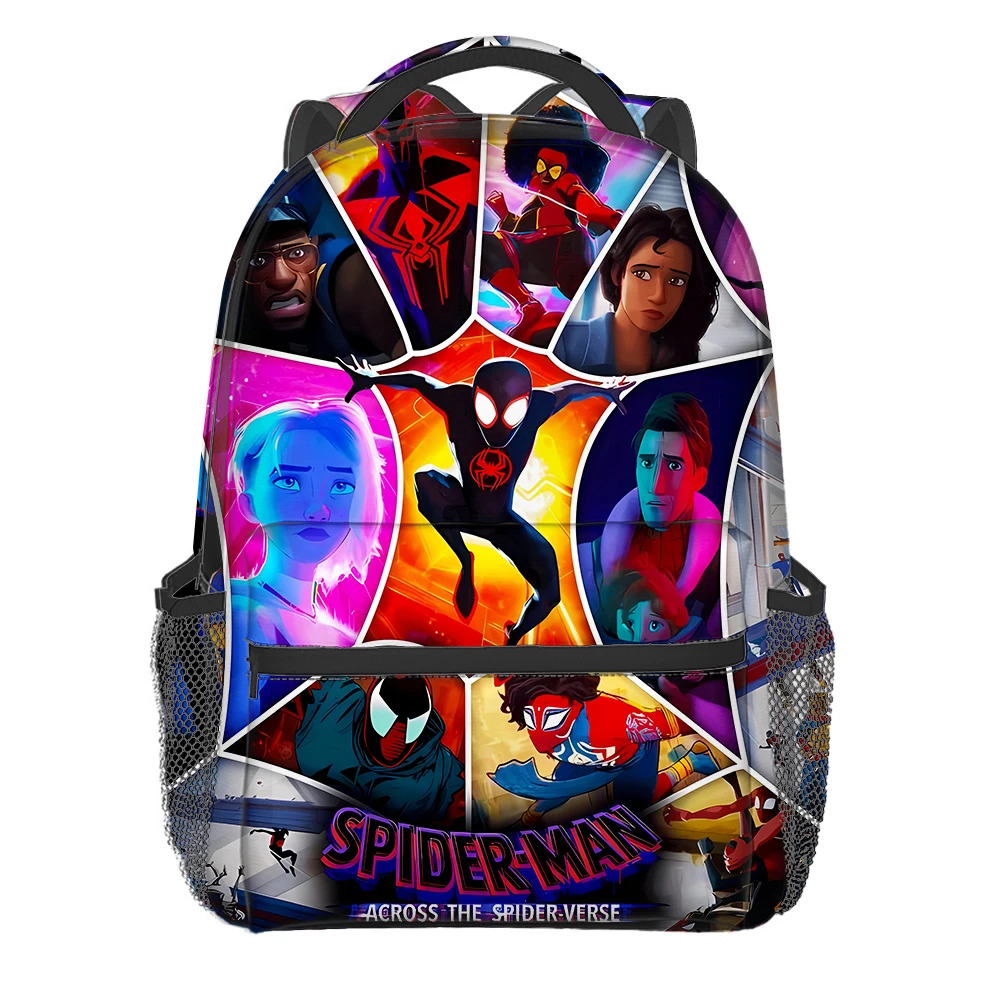 Avengers Knapsack Kid Marvel Heroes Spiderman Movie Anime Cartoon Print Backpack School Bag Supplies Office Storage Fashion Gift