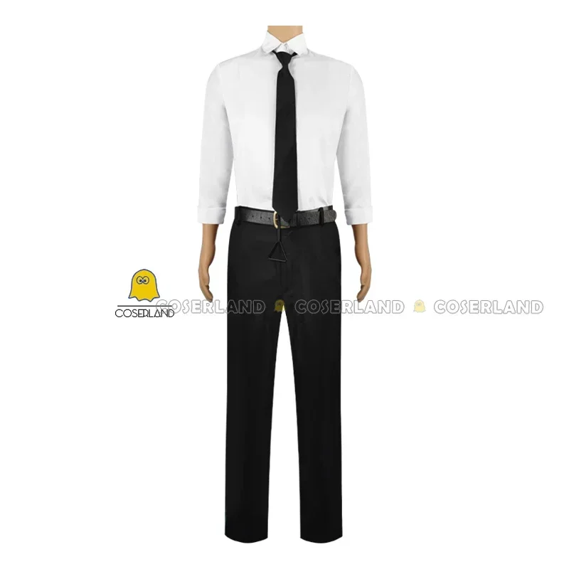 Disfraz de motosierra para hombre Denji, peluca de Anime, uniforme de cazador del diablo, camisa, corbata, pantalones, traje, Pochita, fiesta de Halloween para mí MN1