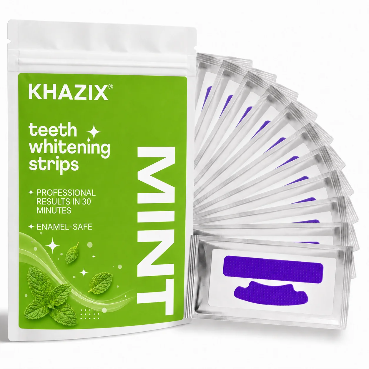 Teeth Whitening Strips - 1/7 pares de tiras blanqueadoras de