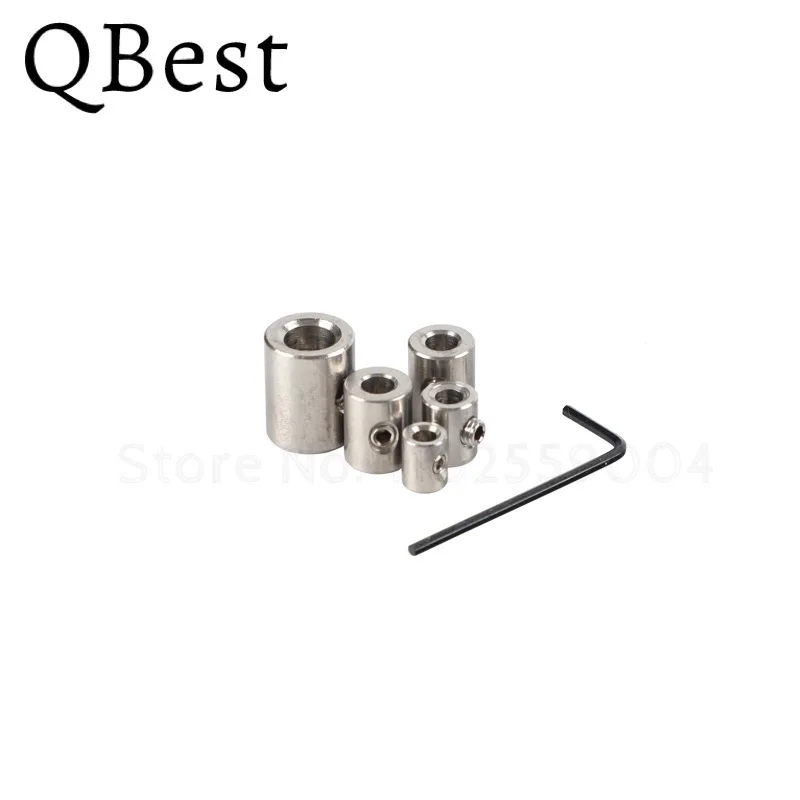 12pcs Handscrew Clamp 304 Stainless Steel Wire Rope Clip With Hexagon Grub Screw Bolts buckle for 2 3 4 5 6 8mm Cable