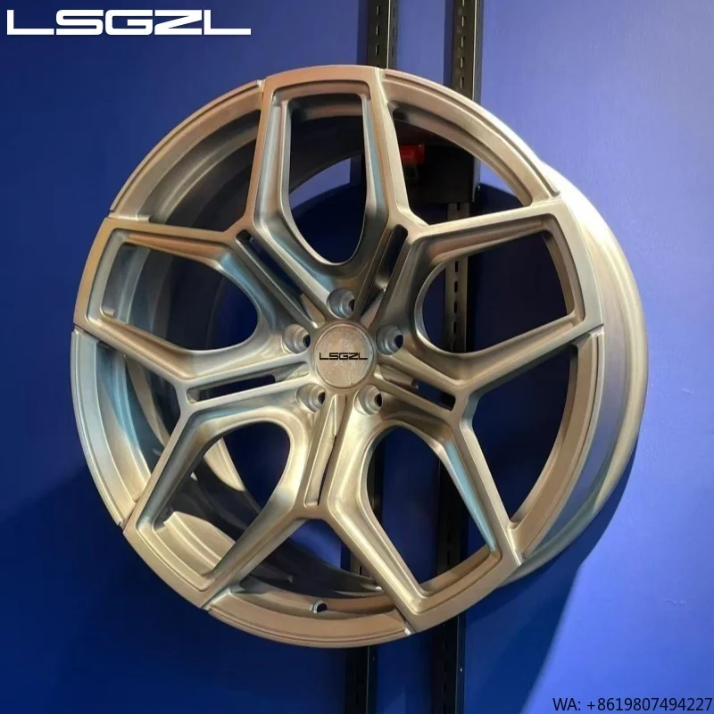 

LSGZL Forged 1-Piece Aluminum Car Wheels Concave Design 17 18 19 20 21 22 Inch Wheel Rims 5x120 5x130 5x114.3 for Passenger Cars