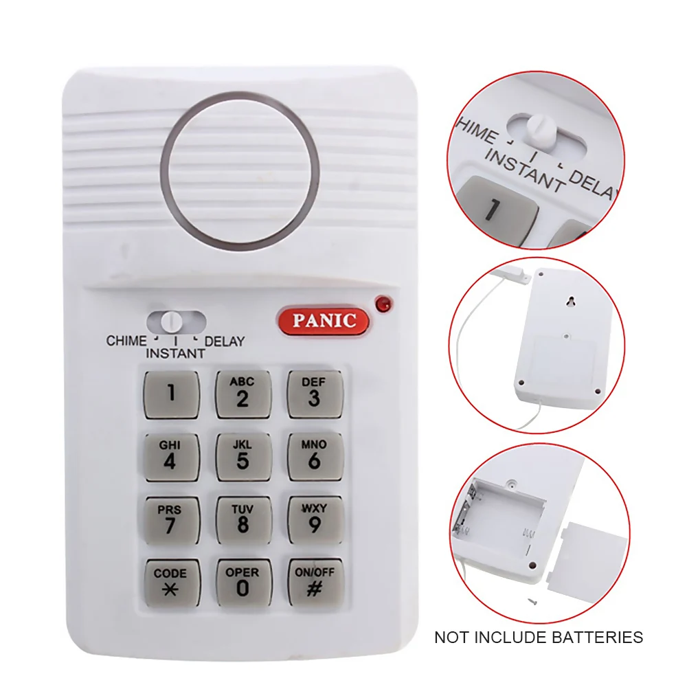 Password window alarm Plastic gate 13.3*8*3.5cm Safety Can be programmed