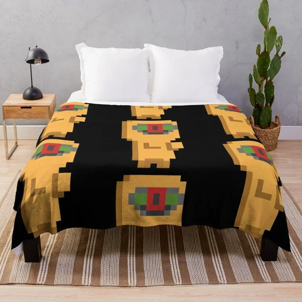

SCP-173 Pixel art Throw Blanket Soft Sherpa Fleece Warm Blanket for Winter