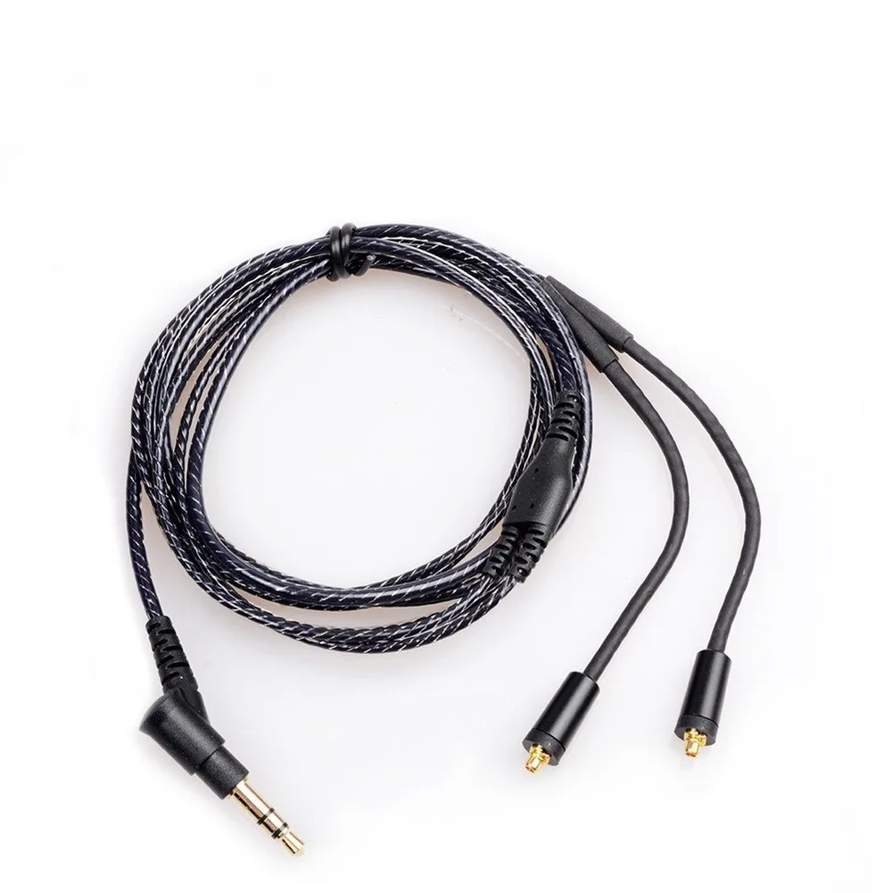 Black 32 Core Copper 1.2M MMCX Cable for Shure For SE215 SE315 SE425 SE535 SE535LTD SE846 UE900 XBA-H3 HA-FX850