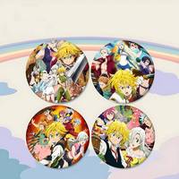Anime T-Seven Deadly Sins New Brooch Soft Button Pin Geek Badge Game Player Collection Gift