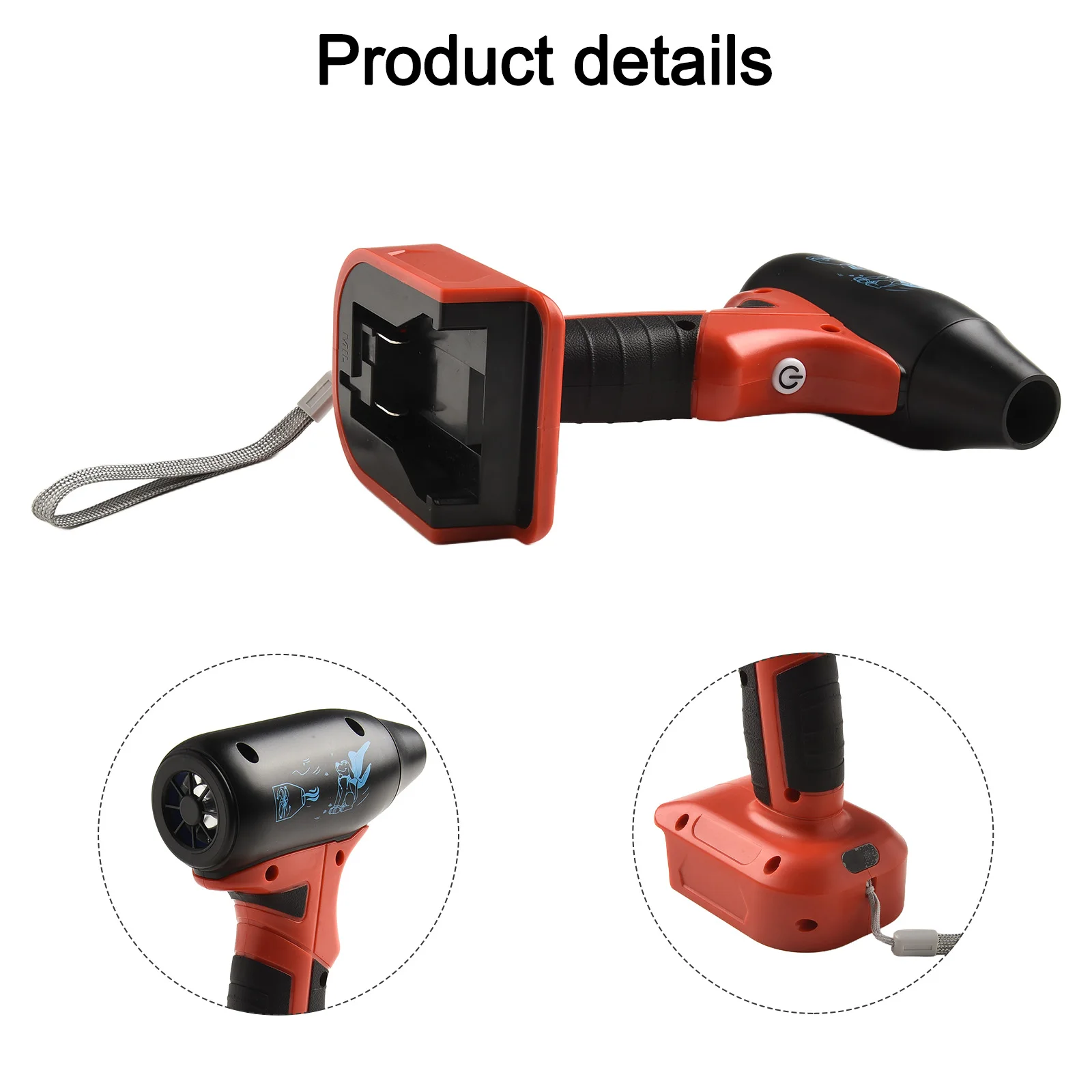 Camping Trips 130000rpm Fan Adjustable Speed Fan Compact Design High Hardness Material High Temperature Resistant
