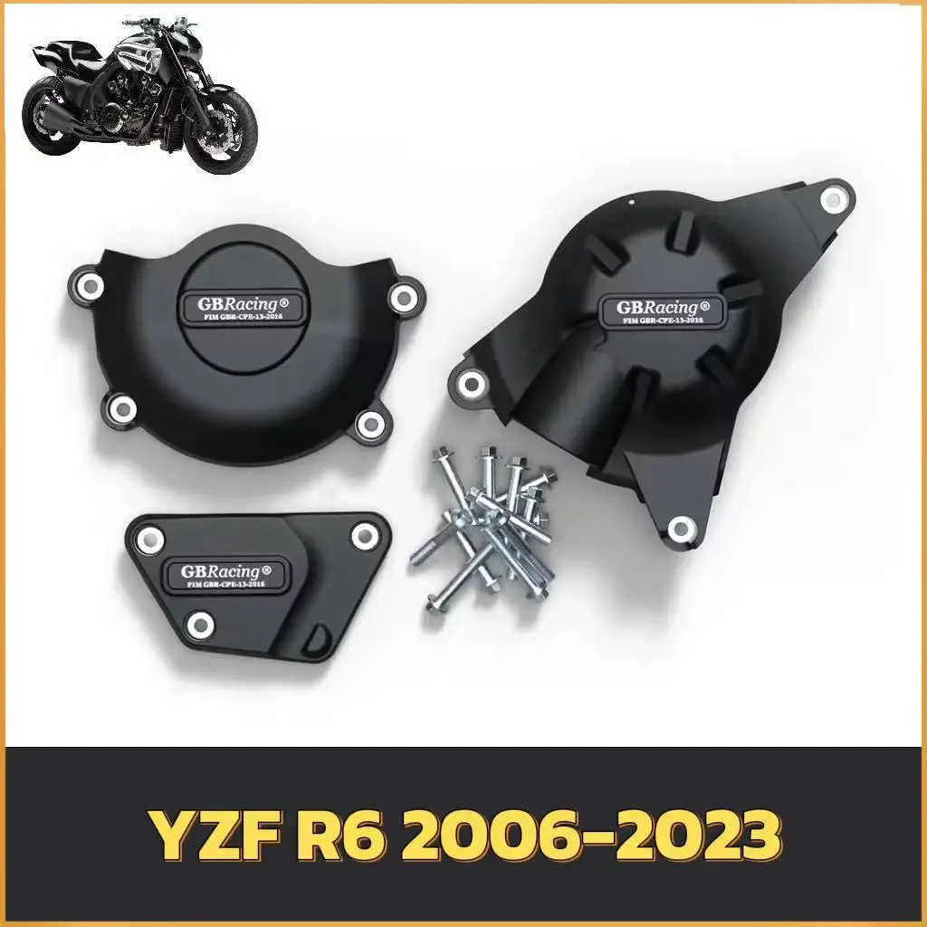

for Yamaha YZF R6 2006-2023 Motorcycle with Clutch Pulse Protection Engine Protection Cover
