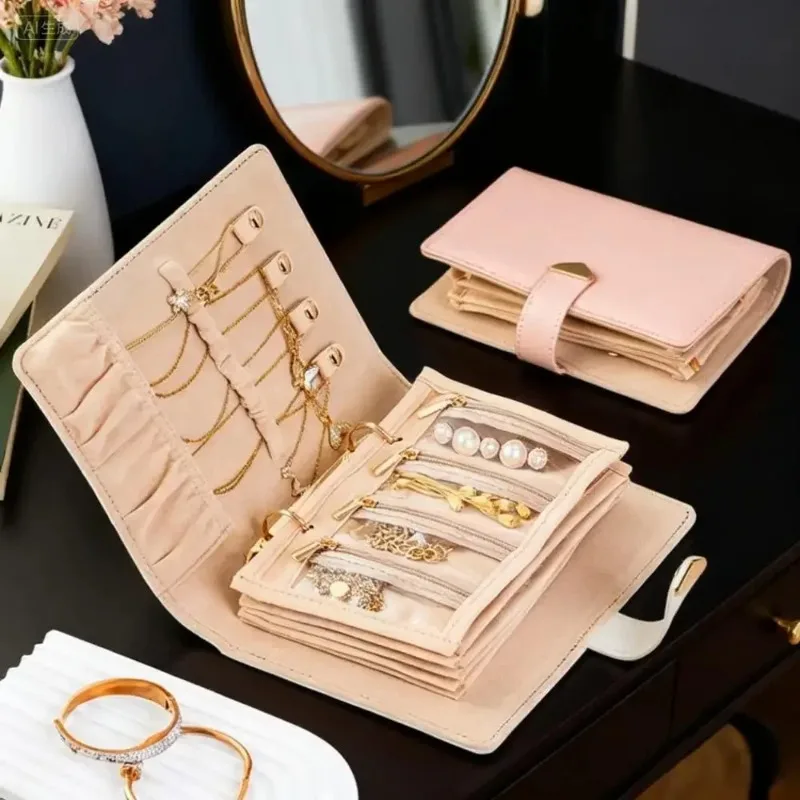 

Jewelry Storage Book Grid Storage Bag Travel Jewelry Bag Jewelry Stud Earrings Necklace Hand Jewelry Organizer