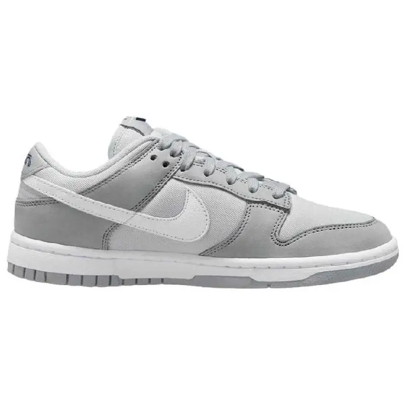 Nike-zapatillas de deporte Dunk Low LX Light Smoke Grey para mujer, zapatos FB7720-002