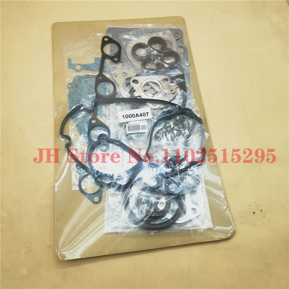 JH 1000A407 1000A406 Engine Overhaul Gasket Set Kit For Mitsubishi L200/L200 SPORTERO/ NATIVA/PAJ SPORT/TRITON 4D56T-DI 4D56U