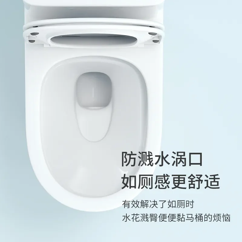 for Household Hotel Siphon Toilet Anti Splash Crack Resistant Large Flush Big Mouth Ceramic Sanitary Ware Bathroom Fixture