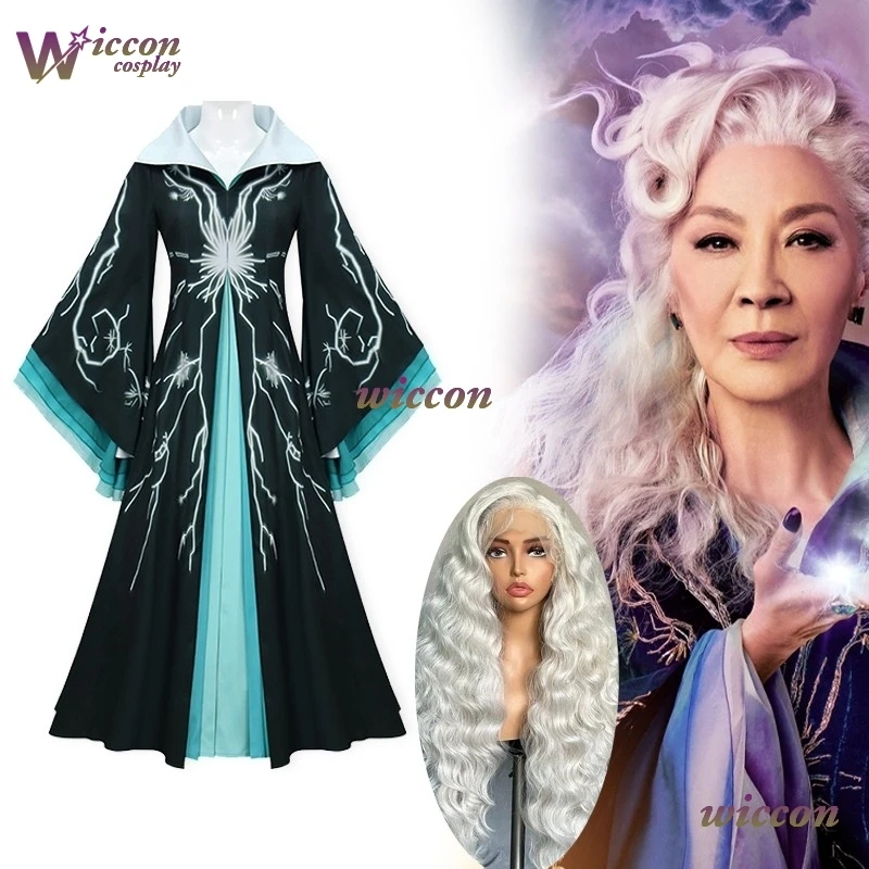 

Ynot Wicked 2, Madame Morrible For Good, зеленое платье для косплея, нарядное платье, костюм, женский наряд на Хэллоуин, парик, костюм с фильмами