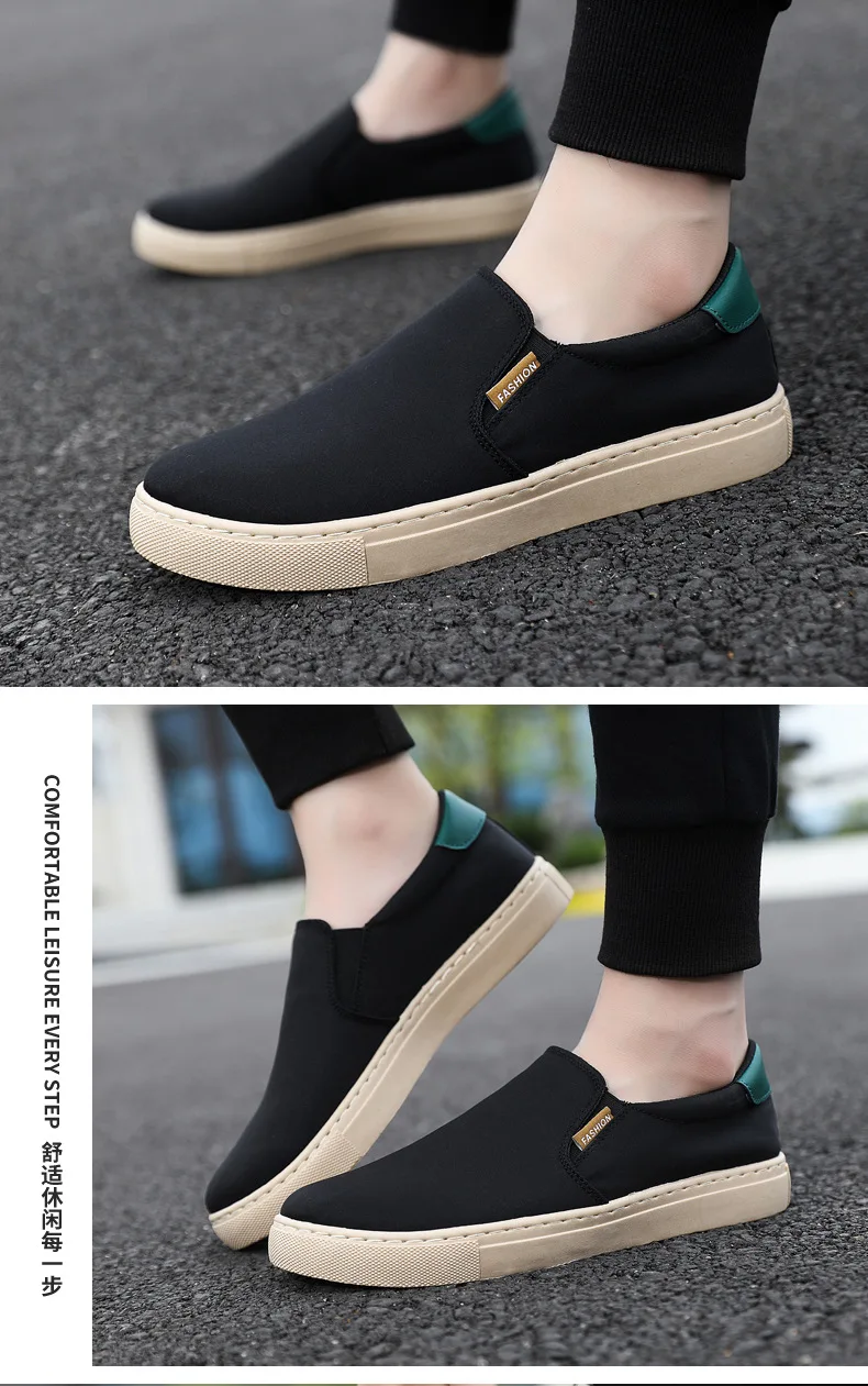 Neue weiße Slip-On-Leinenschuhe für Herren, vulkanisierte Sneakers, Studenten- und Jungen-Loafer, Espadrilles, lässige Herren-Fahr- und Golfschuhe, Größe 47 48. – Detail 5