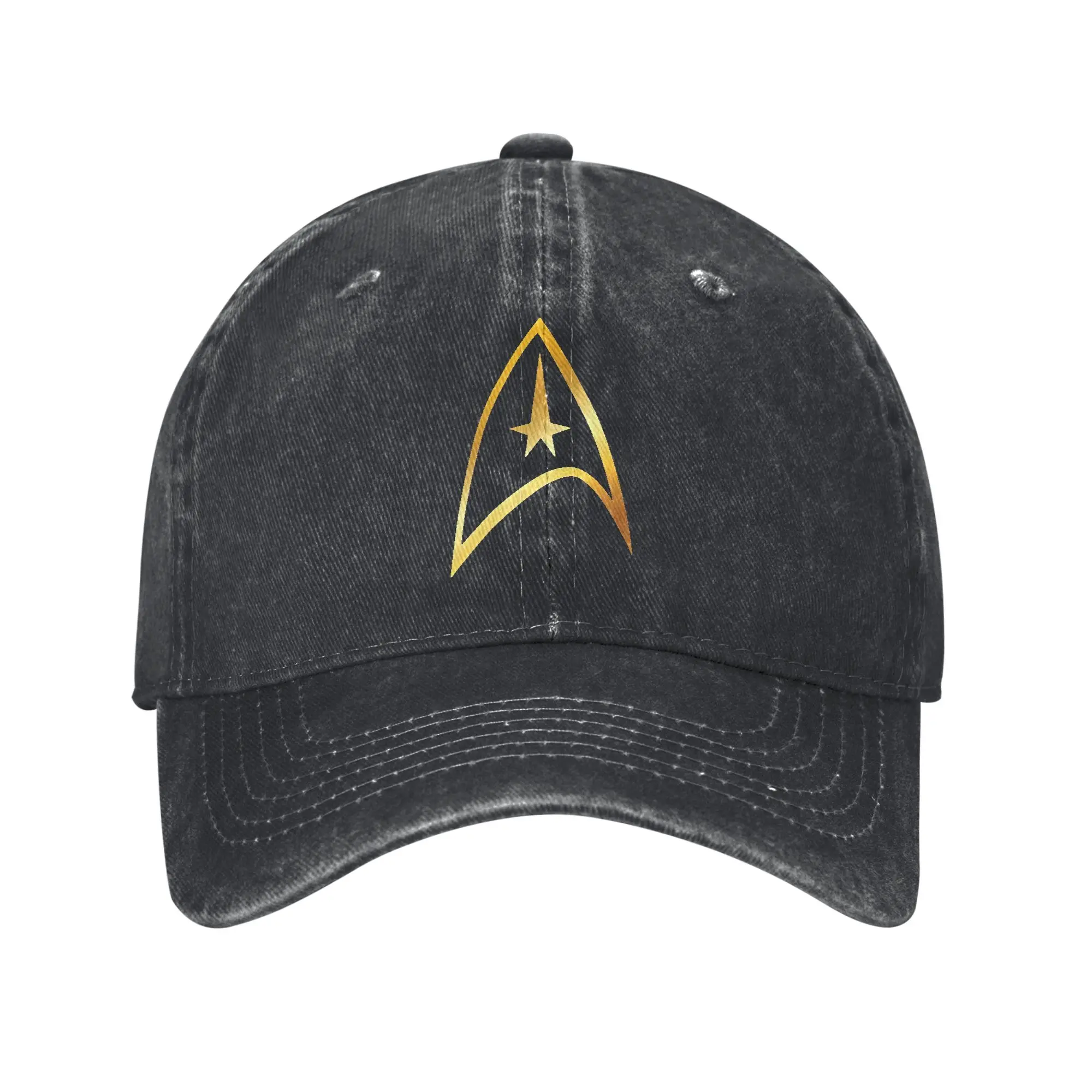 Stars Treks The Original Series The Delta Badge Gold Pocket Sun Baseball Cap Unisex Men Design Hip Hop Hats Summer Snapback Cap
