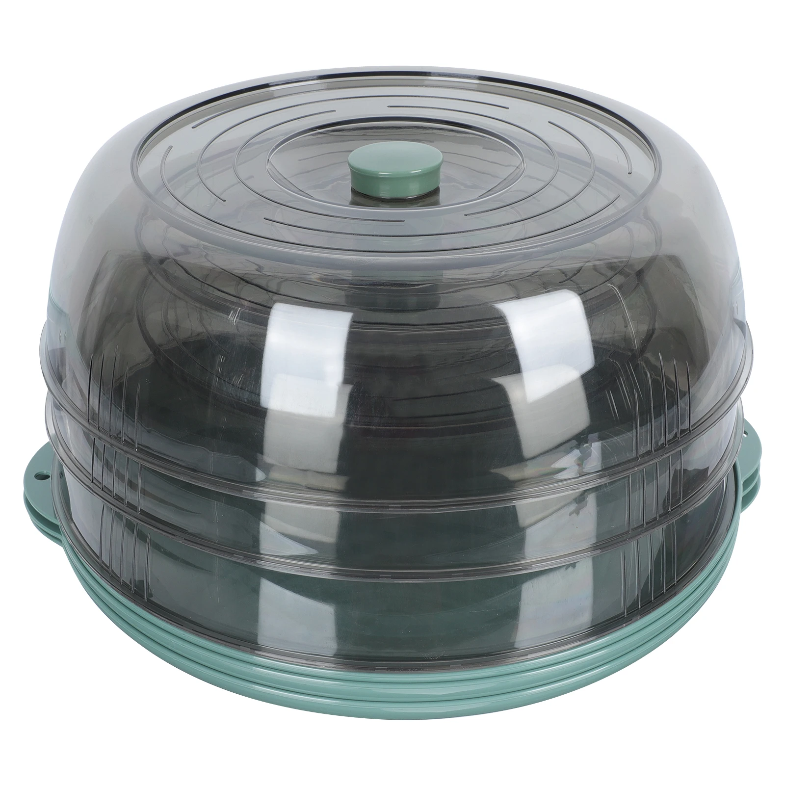 

1pc PET Material Warm Vegetable Cover 3 Layers Fresh Keeping Food Supply Dust Proof Kitchen Bar Accessory Cake Cuisine