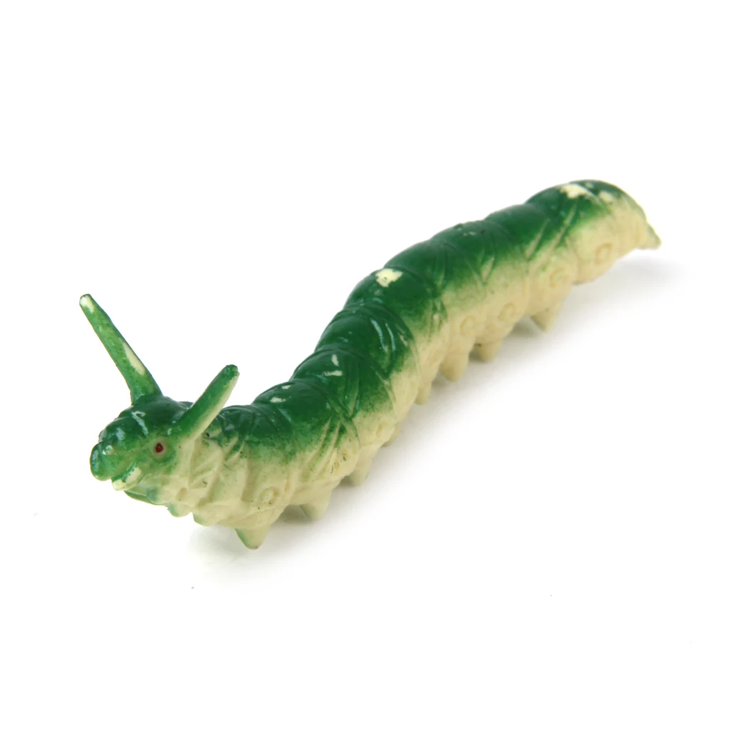 12개 세트 혼합 플라스틱 생생한 벌레 모델 다채로운 재미있는 놀이 장난감