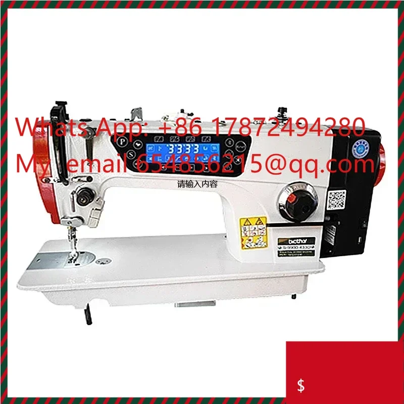 ماكينة خياطة صناعية أوتوماتيكية عالية السرعة - ماكينة غرز مسطحة بمحرك مباشر بالكمبيوتر