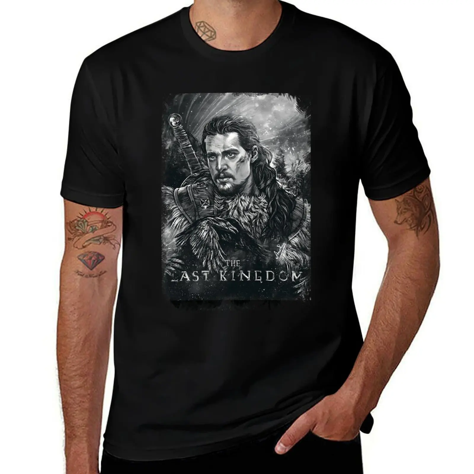 The Last Kingdom - Uhtred T-Shirt Lightweight Print T-Shirt