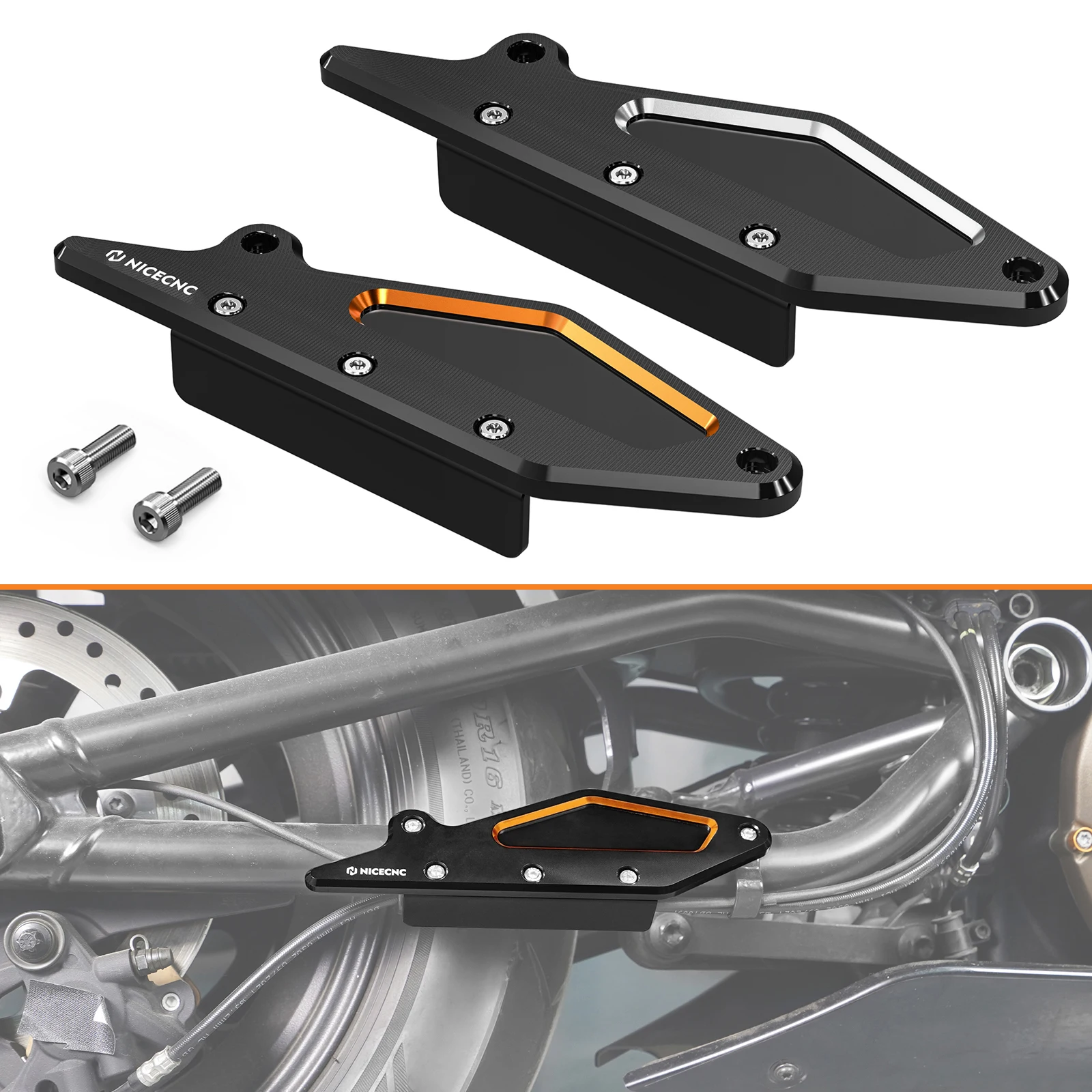 

Motorcycle Rear Brake Hose Guard Cover ABS Sensor Cable Protector for Harley Sportster S RH1250S 2021 2022 2023 2024