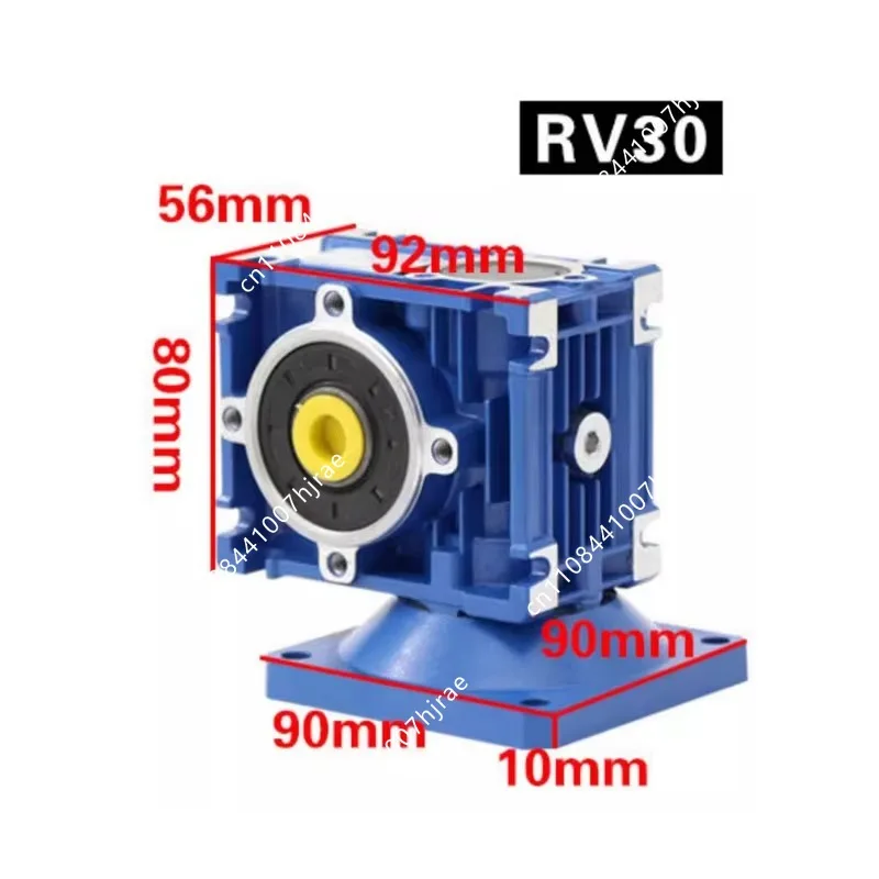 NMRV30 Worm Gear Reducer 90 Degree Right Angle Gearbox Transmission Accessory Suitable For DC And AC Drive Motor Equipment
