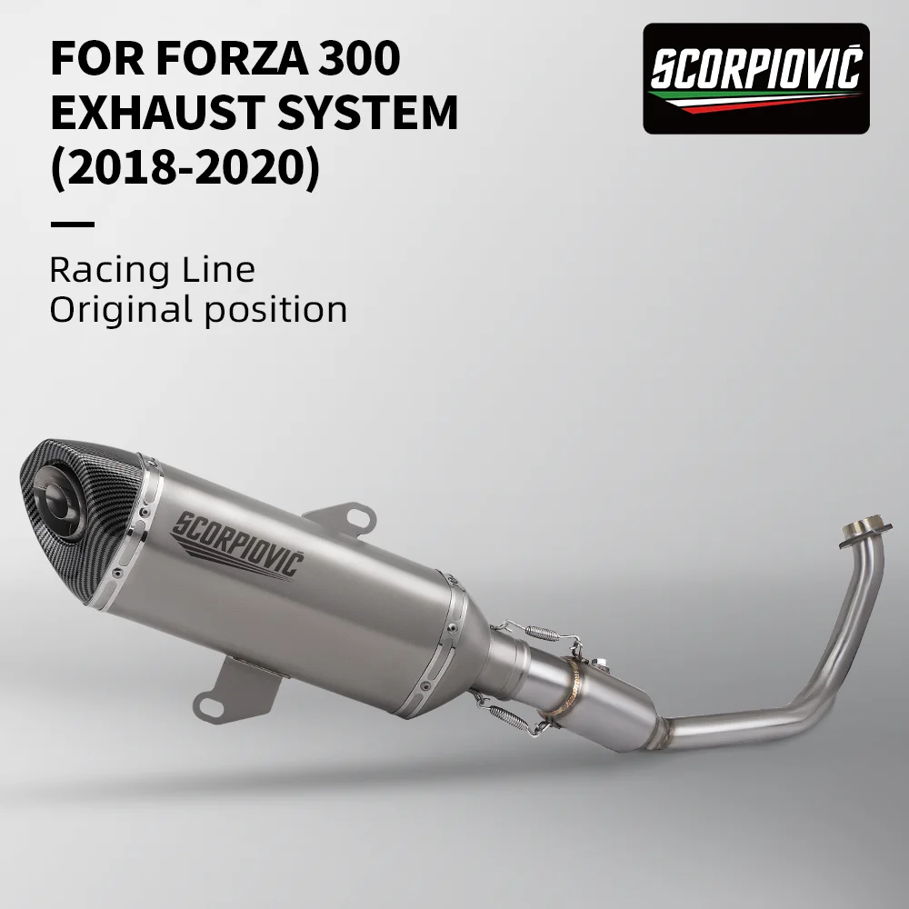 For Forza300 Forza NSS300 NSS 300 2018 - 2022 Motorcycle Exhaust Escape Modified Muffler