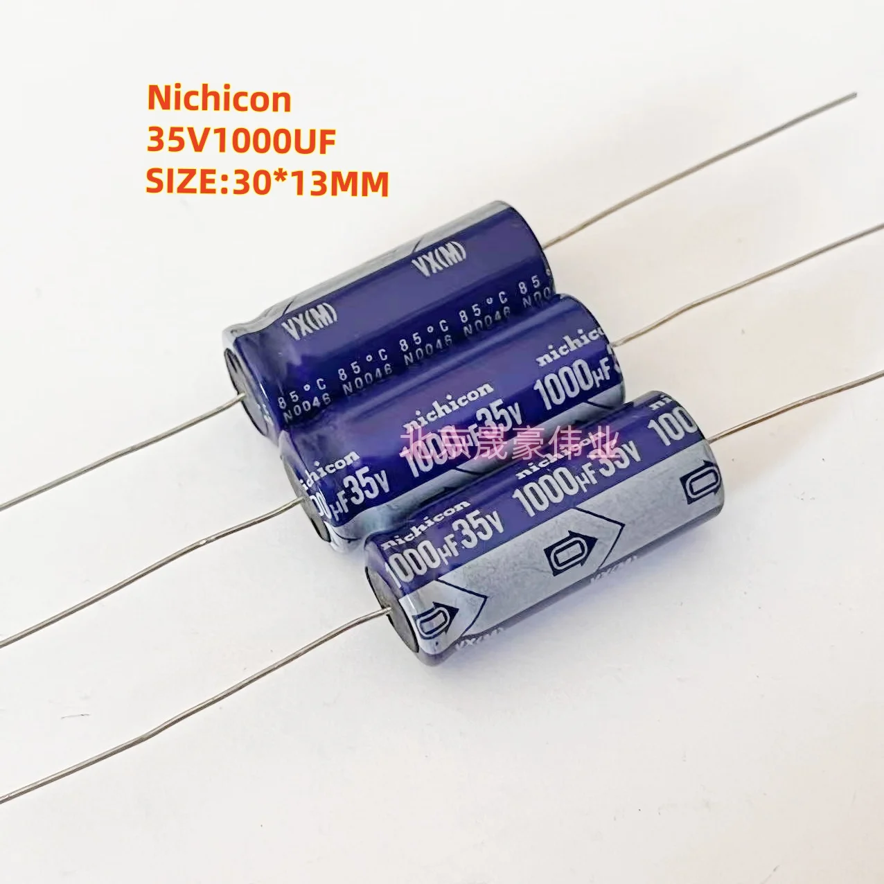 

5pcs 35V1000UF Nichicon / SAMWHA Axial Electrolytic Capacitor VX Series 1000UF/35V