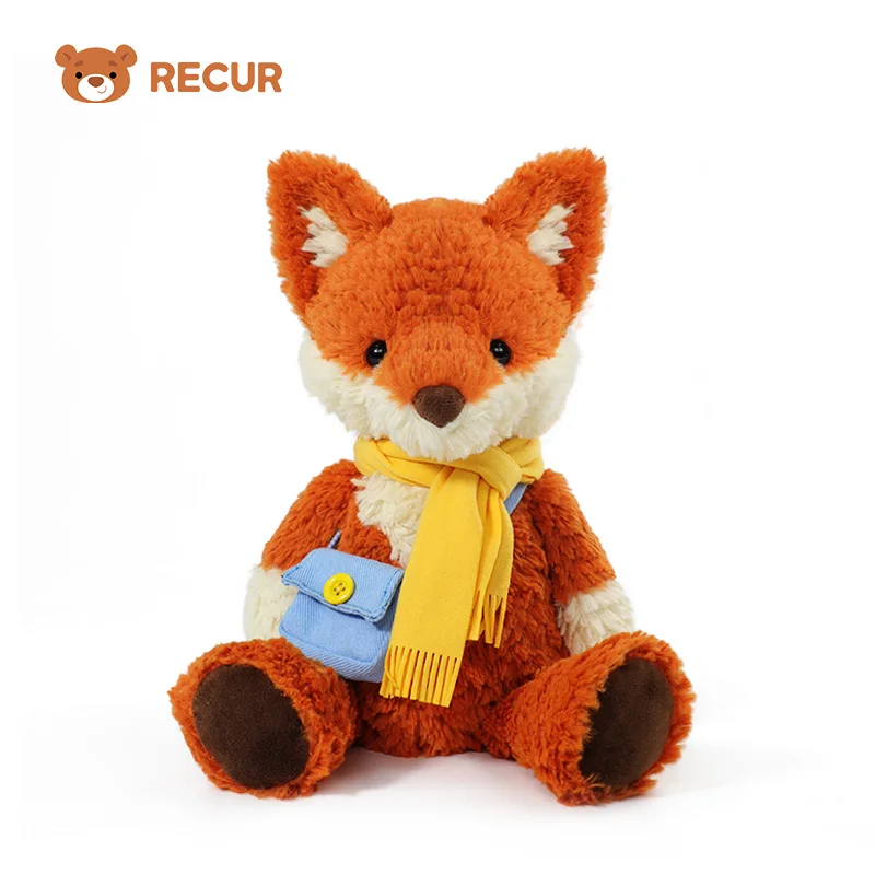 

RECUR Orange Fox Heating Aromatherapy Plush Toy Accompanying Soothing Doll Toy Doll Couple'S Day Anniversary Kids Birthday Gifts