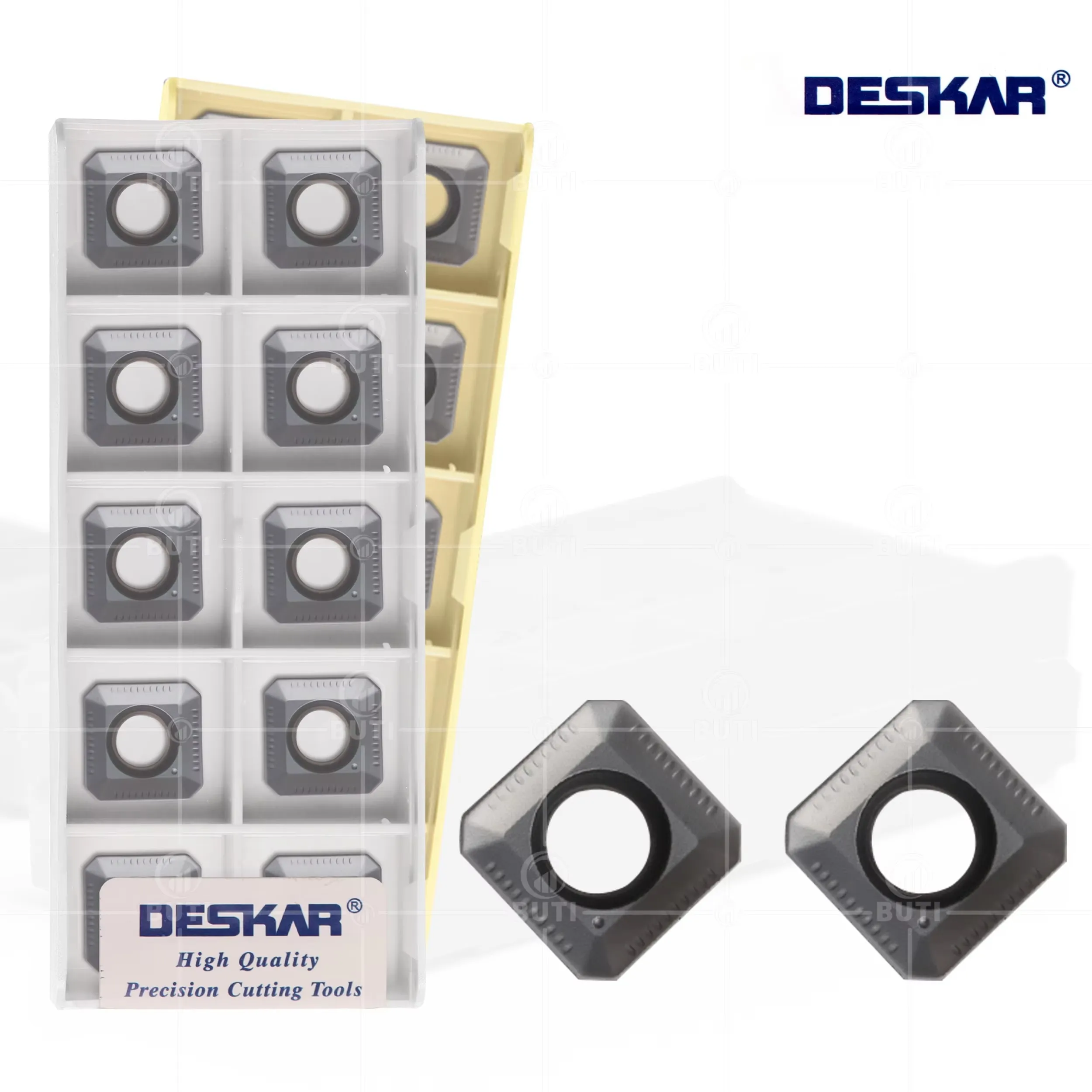 

DESKAR 100% High Hardness CNC Lathe Square Milling Blades Original SEKT1204AFTN-XM LDA Hard Alloy Blade Milling And Turning Tool