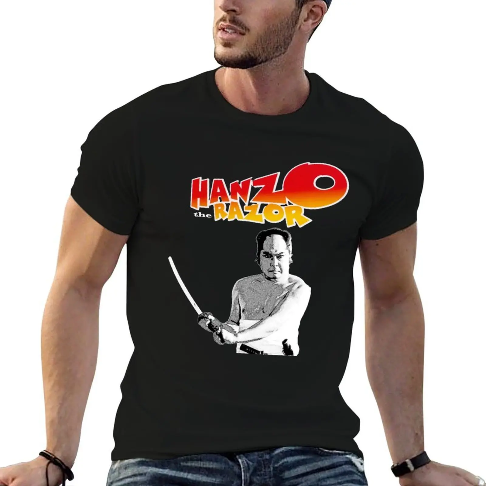 Hanzo the Razor T-Shirt new edition vintage graphic tee t shirts men