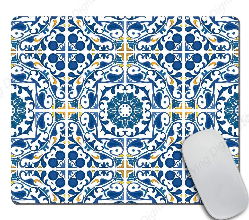 Mouse Pad Portugal Ceramic Tile Office Gift Mouse Pad Morocco Suitable For Gaming Office Laptops 25*30cm