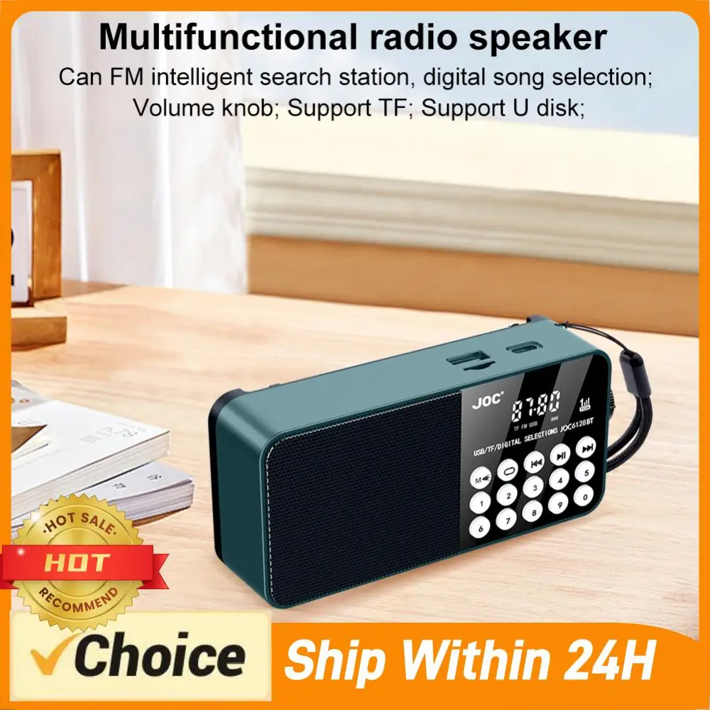 

Мини-портативное радио с Bluetooth, поддержкой TF-карт и цифрового FM-радио для экстренных ситуаций и при ураганах