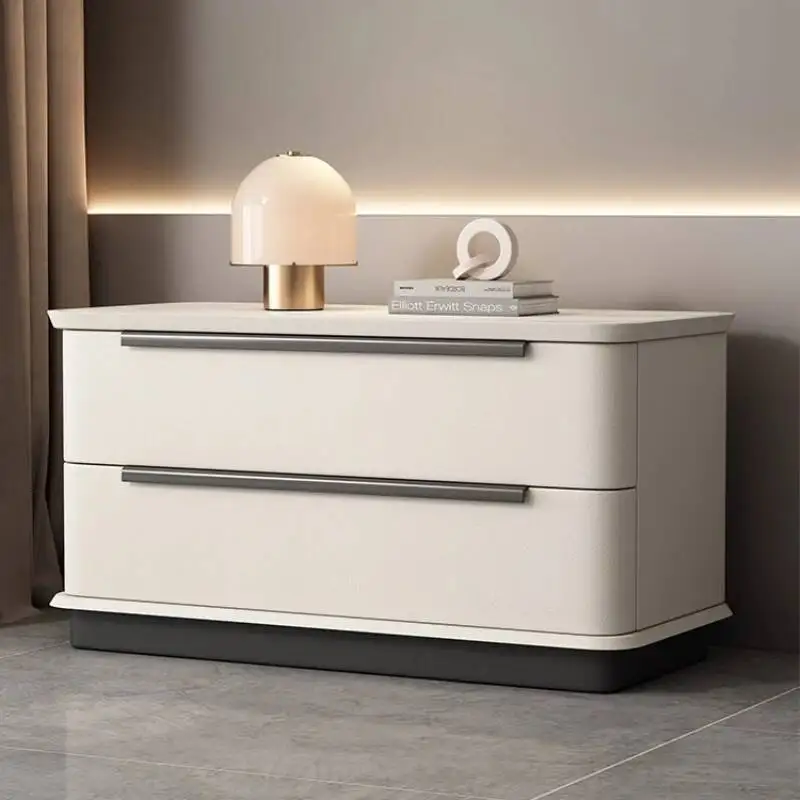 Mesa De Century Home Noche Luxury Furniture Mid Drawer Simple Night Table Bedroom Storage Trendy Nordic Aesthetic Bedside Table