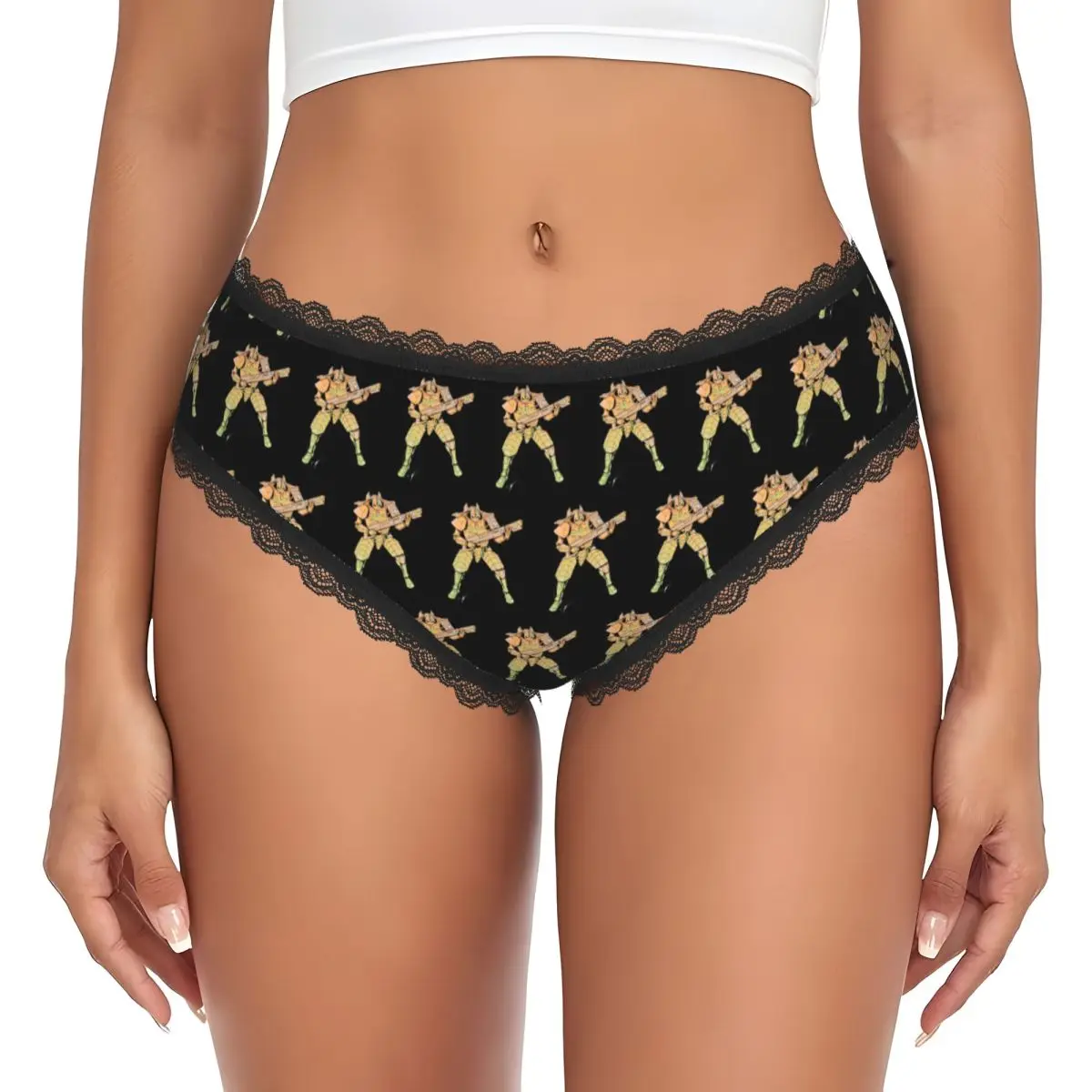 Custom Necron With Tau Armor Panties Briefs Women's Comfort Briefs Underwear Breathable Female Underpants