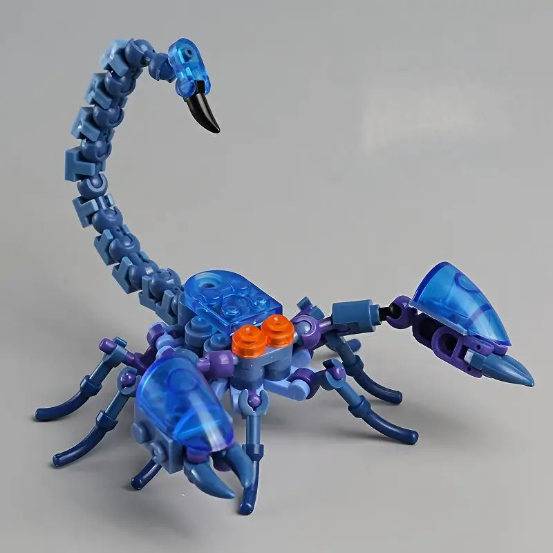 Children's Assembled Building Blocks: Scorpion, Mantis, Insect Transformable Assembly Dragonfly Small Pieces Beetle Spider Toys