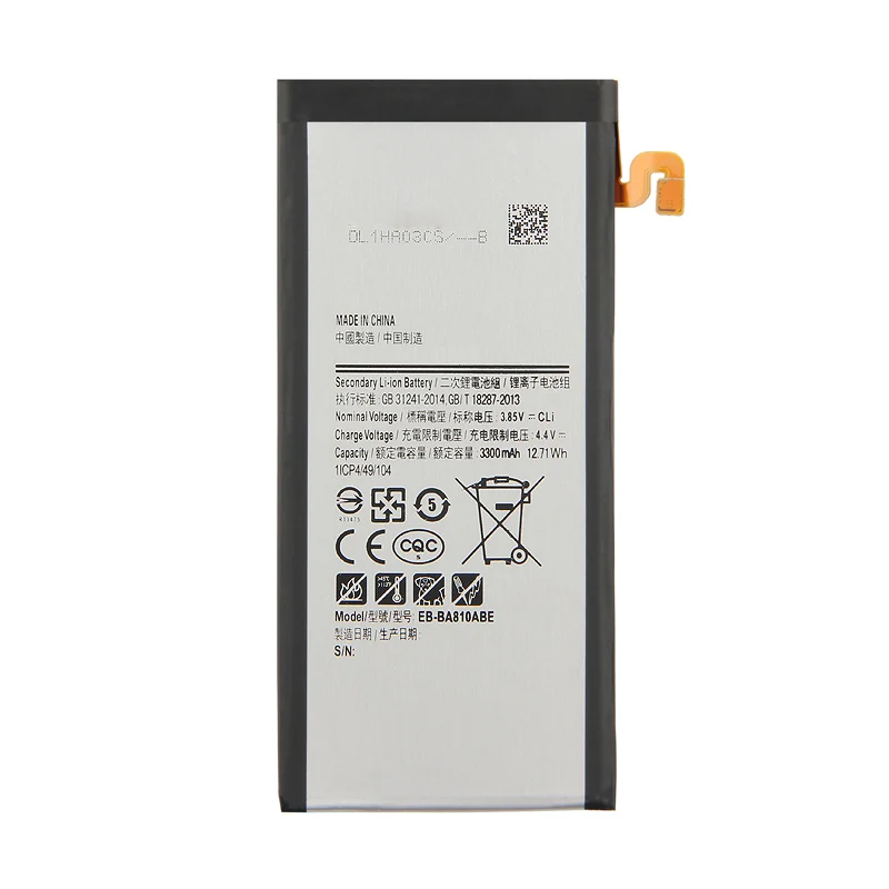 NEW Replacement Battery EB-BA810ABE For Samsung Galaxy A8 2016 SM-A810F A810F A810 SM-A810YZ SM-A810S 3300mAh Phone Battery