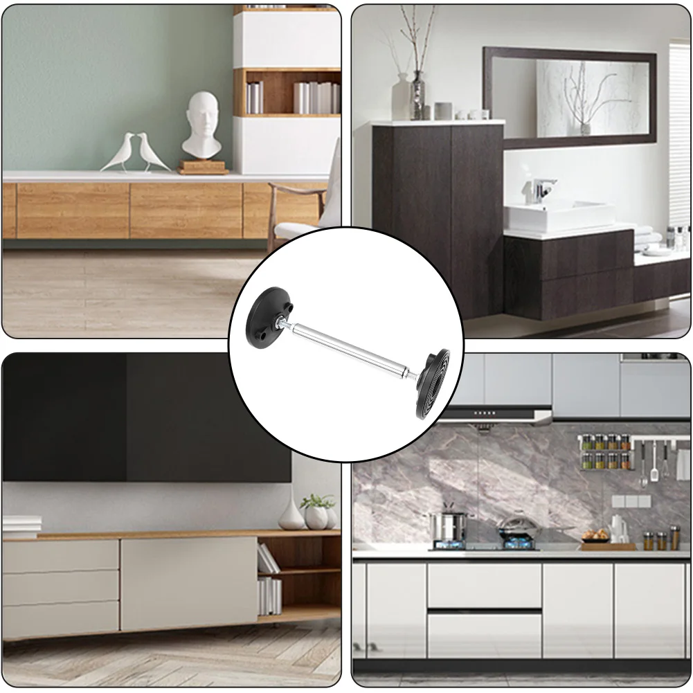 Cabinet Support Leg Stainless Steel Bracket Home Improvement 23cm-37cm Bathroom Cabinet Rod Dual-thread Design