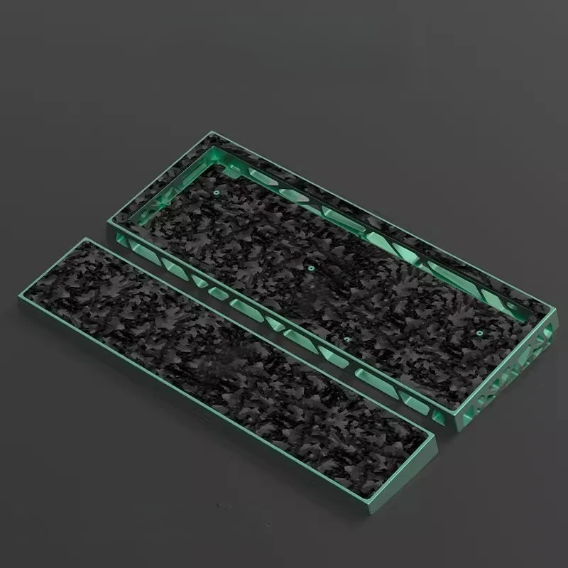 Hollow Aluminum Keyboard Case Customized 60layout Wooting60 Keyboard Shell for Gaming Office Mechanical Keyboard Accessories