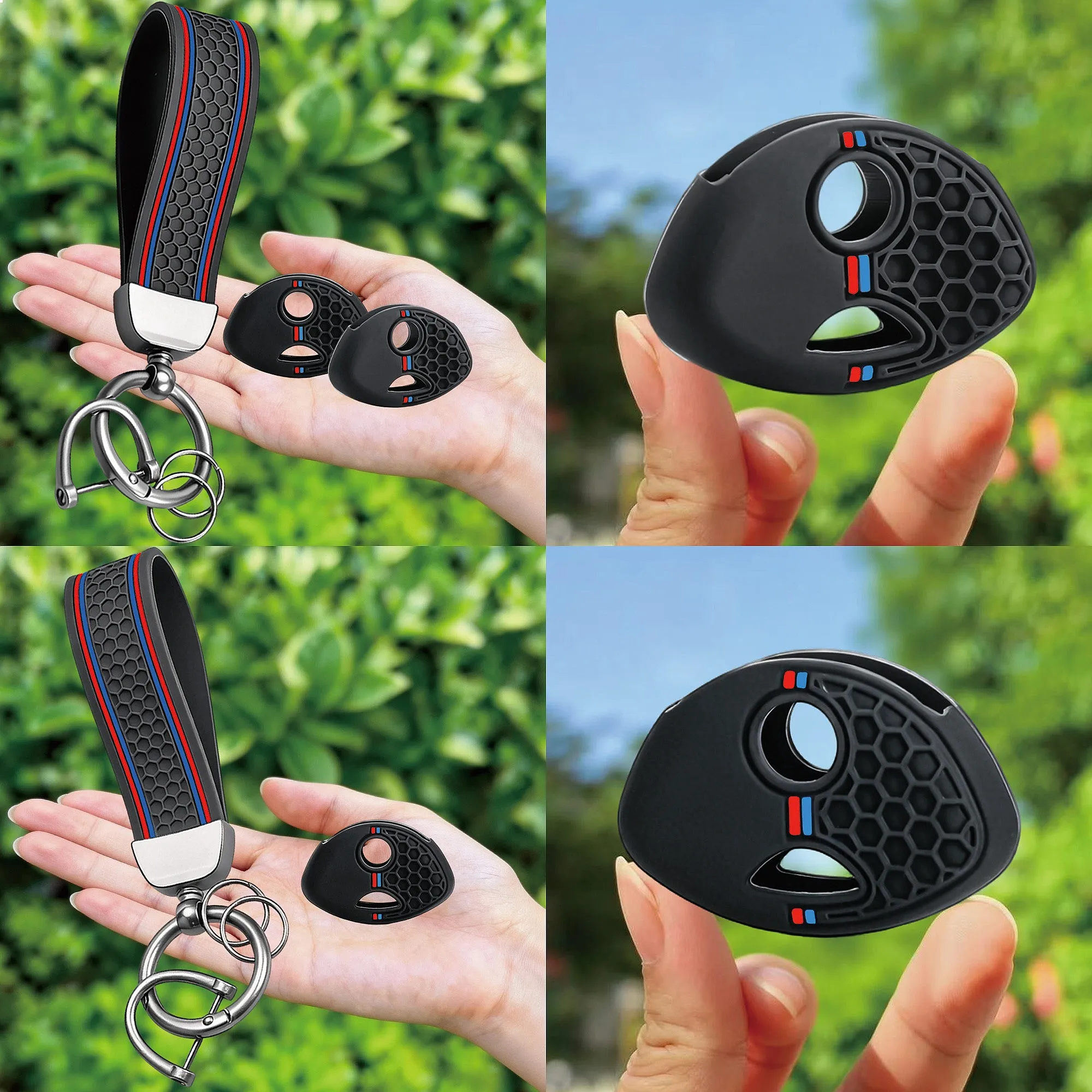 For BMW K1200R K1200S R1200RT K1300R K1300S S1000RR F650GS F800GS F800ST Silicone Motorcycle Car Key Fob Cover Case Shell