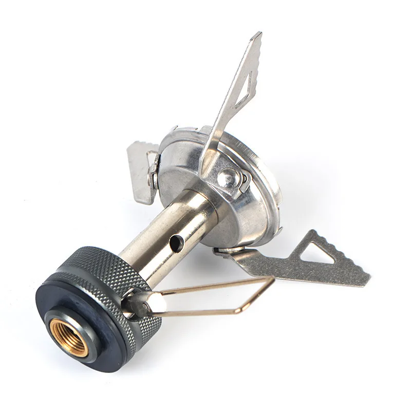 Convenient mini integrated camping stove stove, gas stove, outdoor picnic foldable small triangle stove