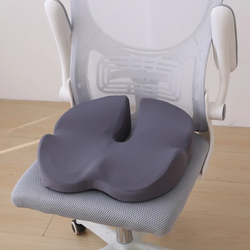 New 4-Zone Pressure Relief Seat Cushion for Office Chair Slow-Rebound Memory Foam Seat Pad All-Season Non-Collapsing