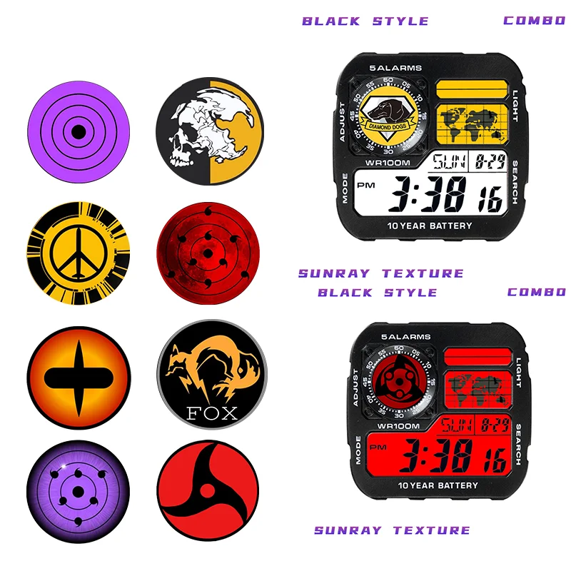 Royale Mod Watch Modding  Screen Filter Sets Compatible with Casio AE1200 Display Gradient High Quality Modeling Accessories
