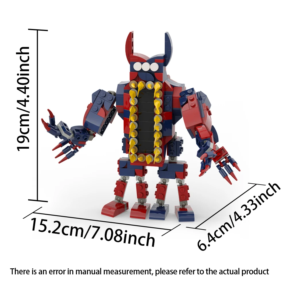 Monster Banbanes Garden Multi-Creature Building Blocks, Creative Roleplay Brick Toys, Imaginative Play & Christmas Gift for Kid