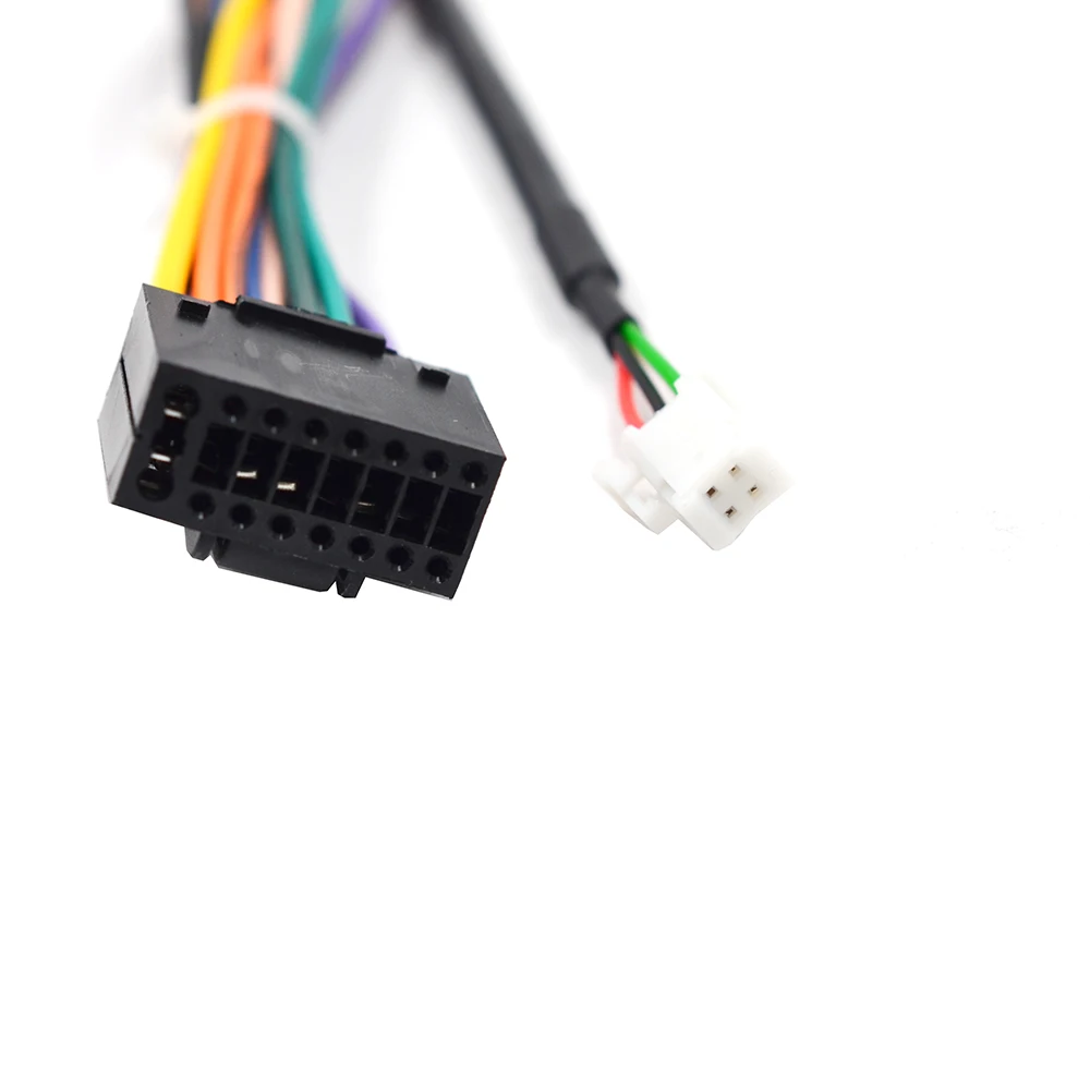 16ピン配線ハーネスCANBUSデコーダーボックス、プジョー2008、3008、308、307、シトロエンC5、C4、C3用車載クワッドロックケーブルアダプター
