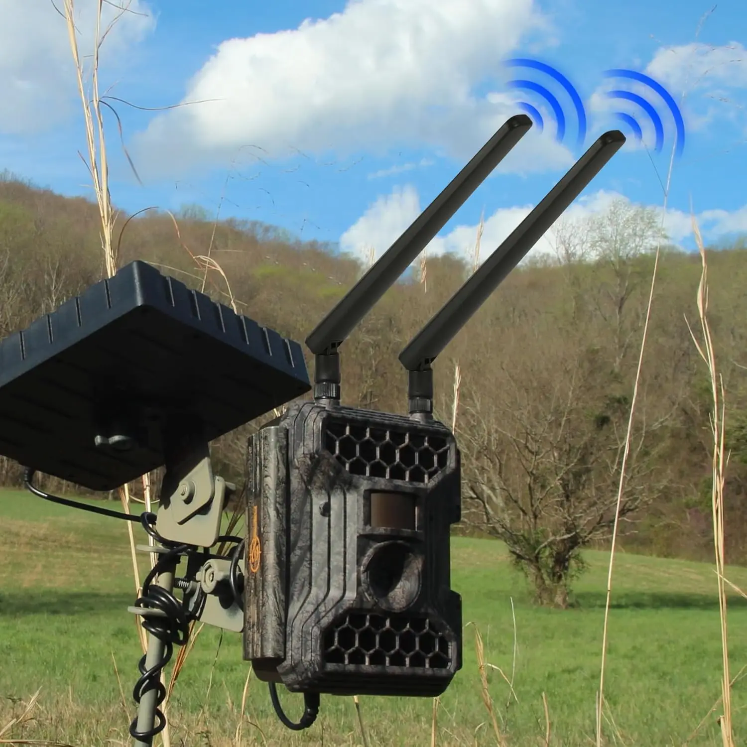 هوائي خلوي 4G LTE 5G مع موصل RP SMA ذكر، 9dBi لـ Spypoint، كاميرا Stealth Cam، Tactacam، راوتر لاسلكي، كاميرا أمان