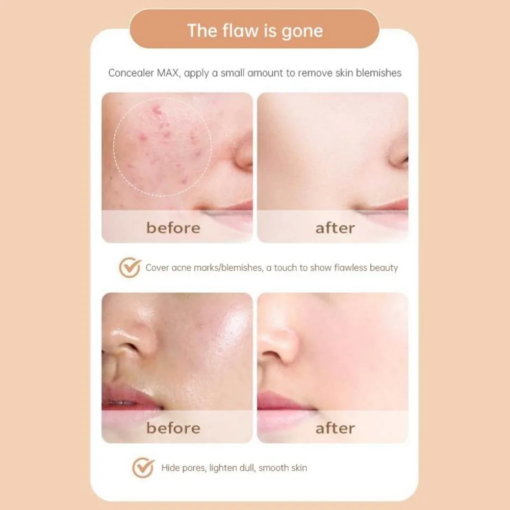 Gifts Waterproof Eye Liquid Concealer Brightens Skin Warm Tone Face Contouring Stick Makeup Pen For Women Beauty