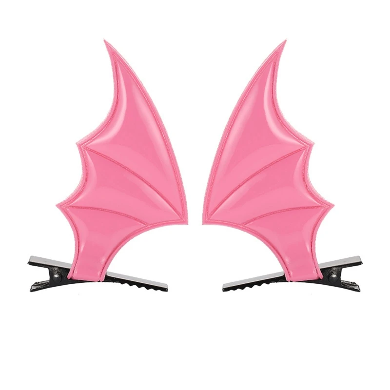 Devil Hair Clip Bat Wing Barrette for Halloween Party Wear Hairpin Cosplay Props Theme Creative Photo Prop Costume