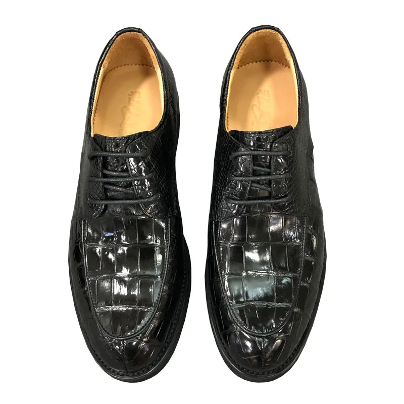 Chaussures formelles décontractées en cuir véritable pour hommes, baskets d'affaires polyvalentes simples, chaussures provoqué confortables, haute qualité, nouvelle tendance de la mode