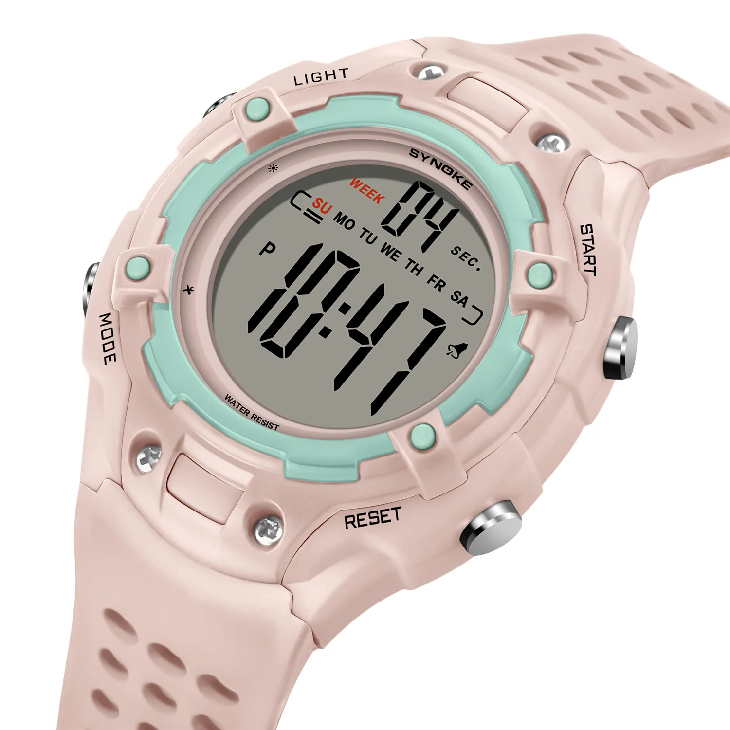 SYNOKE Student Sport Watches Luminous Fashion Waterproof Clock Multifunction Digital Watch for Kids