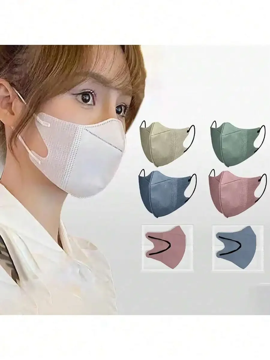 Summer Disposable Face Masks for Women Breathable Colors