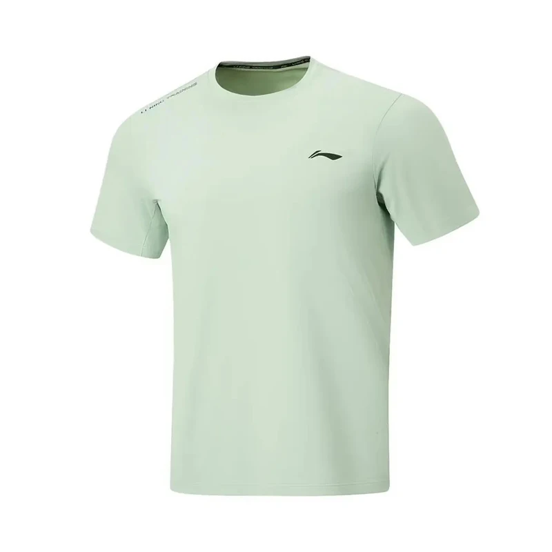 Li-Ning Men's Training T-shirts LN DRY 81%Polyester 19%Elastane Regular Fit Breathable LiNing Short Sleeve Tee Top ATSW195 image 3